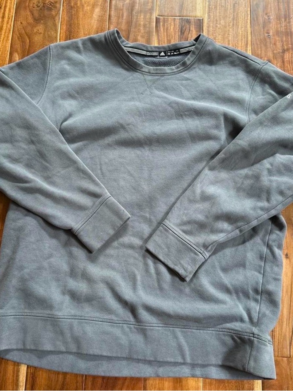 adidas Men's Crewneck Sweatshirt in Slate Gray